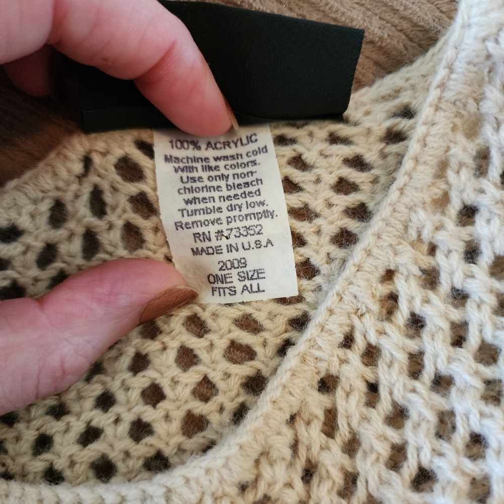 Crochet Fringe Poncho - Picture 6 of 7